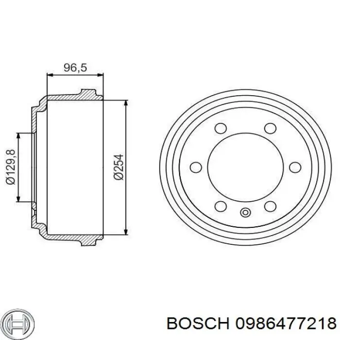 Барабан гальмівний задній GP GP7165379 ціна, від 52.70 USD