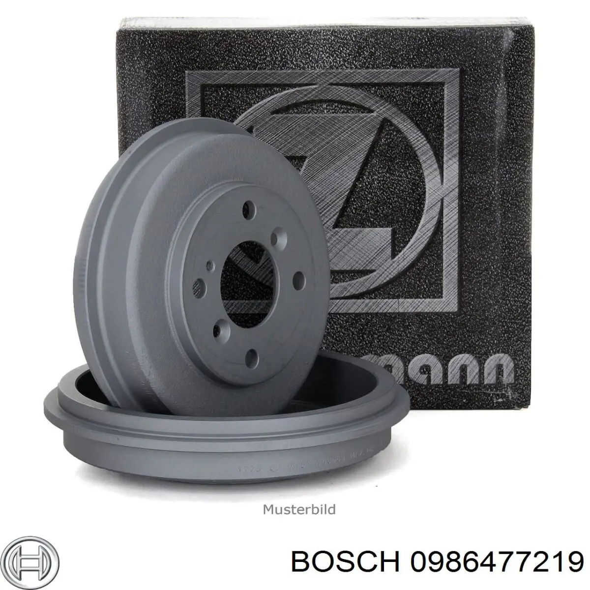 Купити 0986477219 Bosch Барабан гальмівний задній