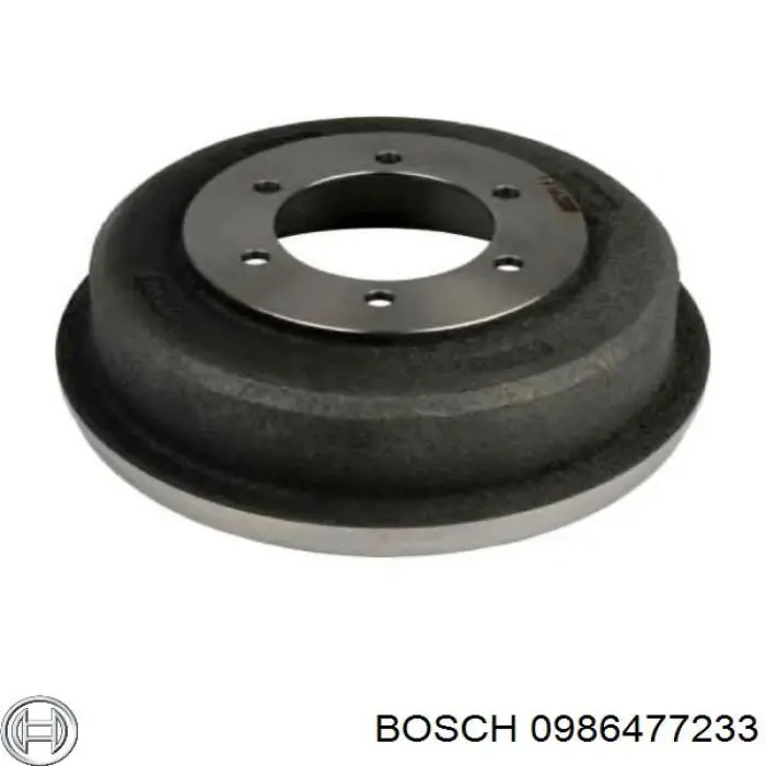 Купити 0986477233 Bosch Барабан гальмівний задній