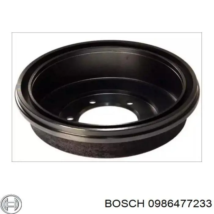 Барабан гальмівний задній Bosch 0986477233 ціна, від 55.83 USD