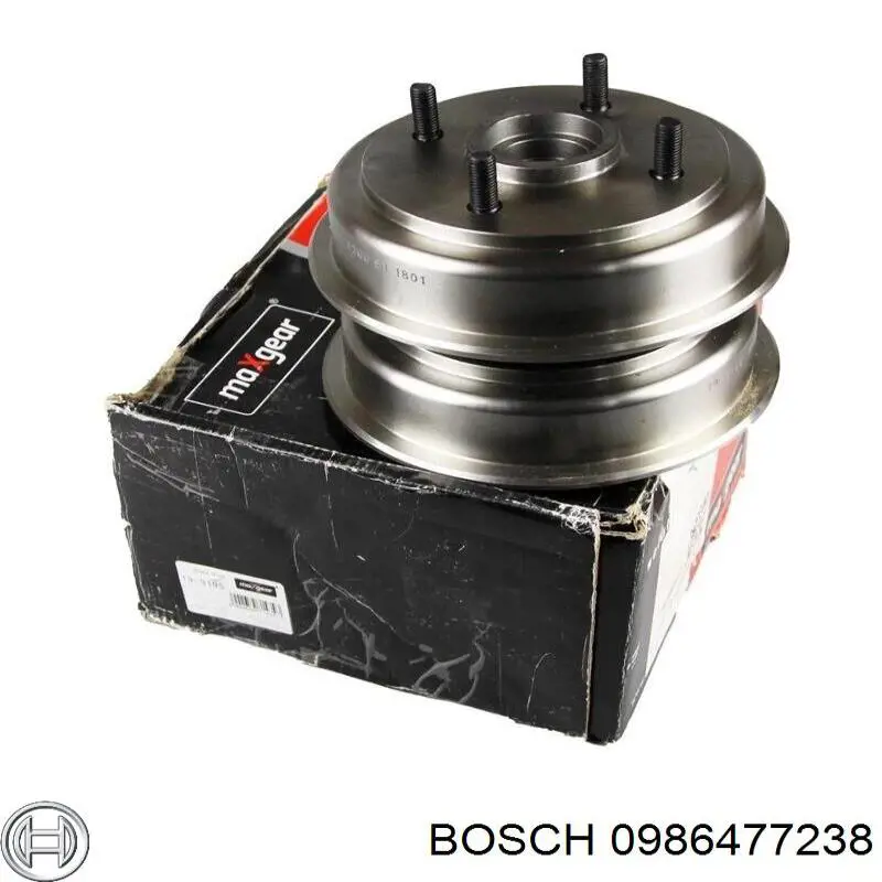 Барабан гальмівний задній 0986477238 Bosch
