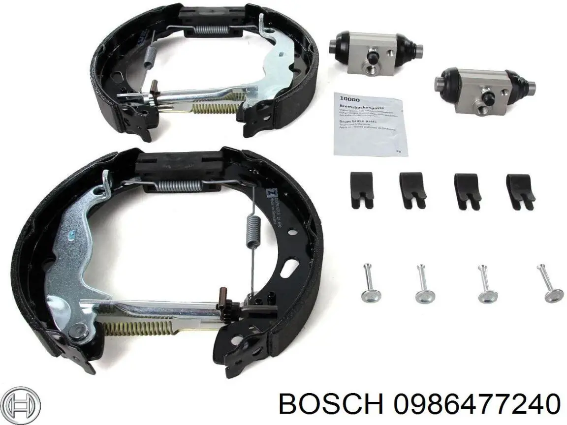 Барабан гальмівний задній 0986477240 Bosch