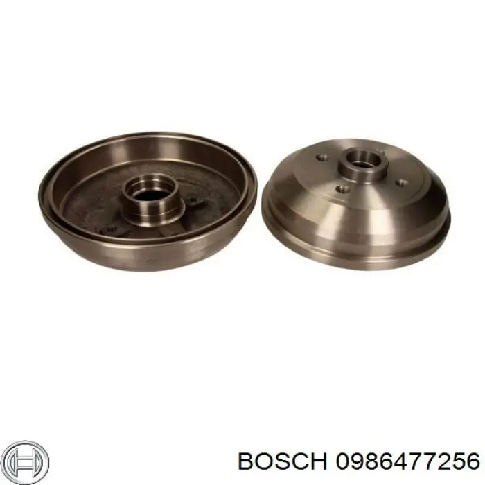 Барабан гальмівний задній 0986477256 Bosch