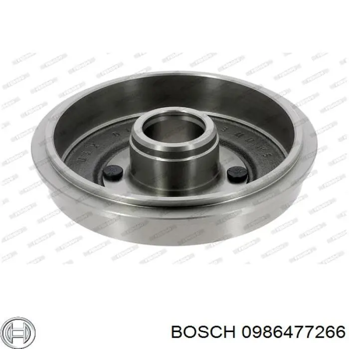 0986477266 Bosch Барабан гальмівний задній