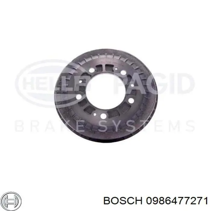 Купити 0986477271 Bosch Барабан гальмівний задній