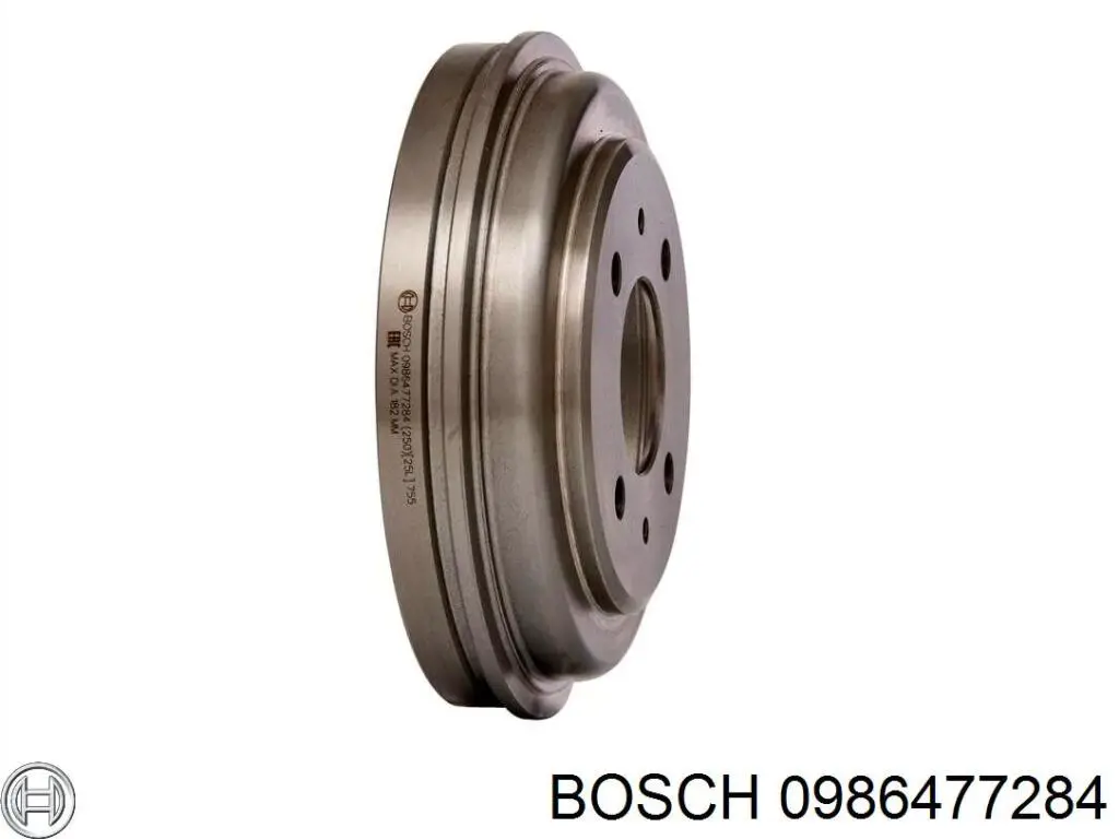 Барабан гальмівний задній 0986477284 Bosch