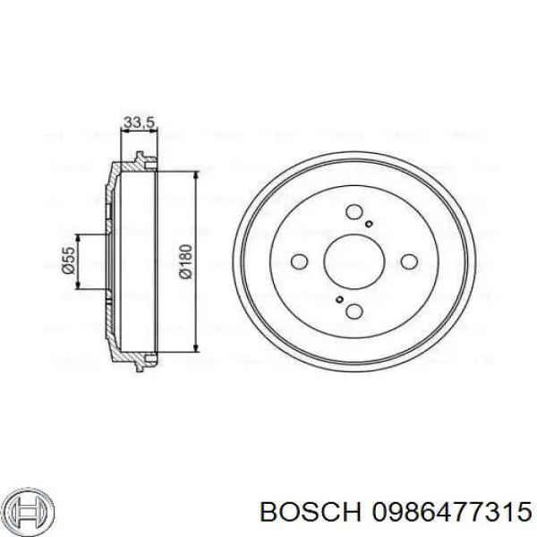 Барабан гальмівний задній Japan Parts TA604C ціна, від 40.52 USD