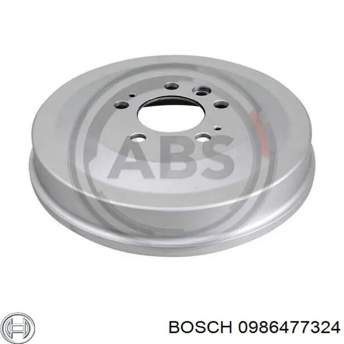 Барабан гальмівний задній 0986477324 Bosch