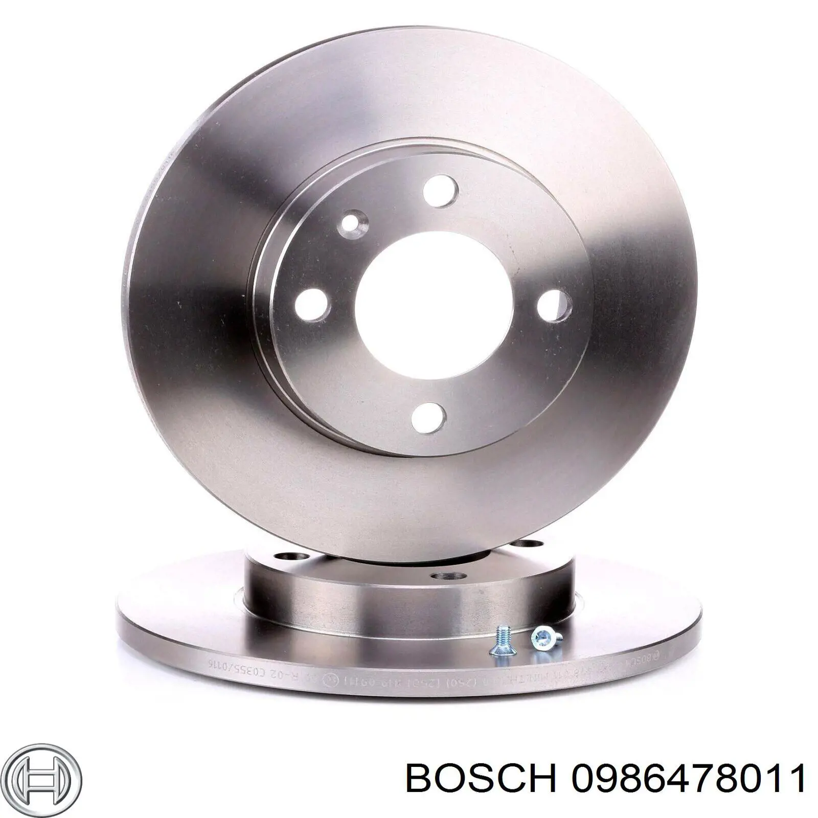 0986478011 Bosch диск гальмівний передній