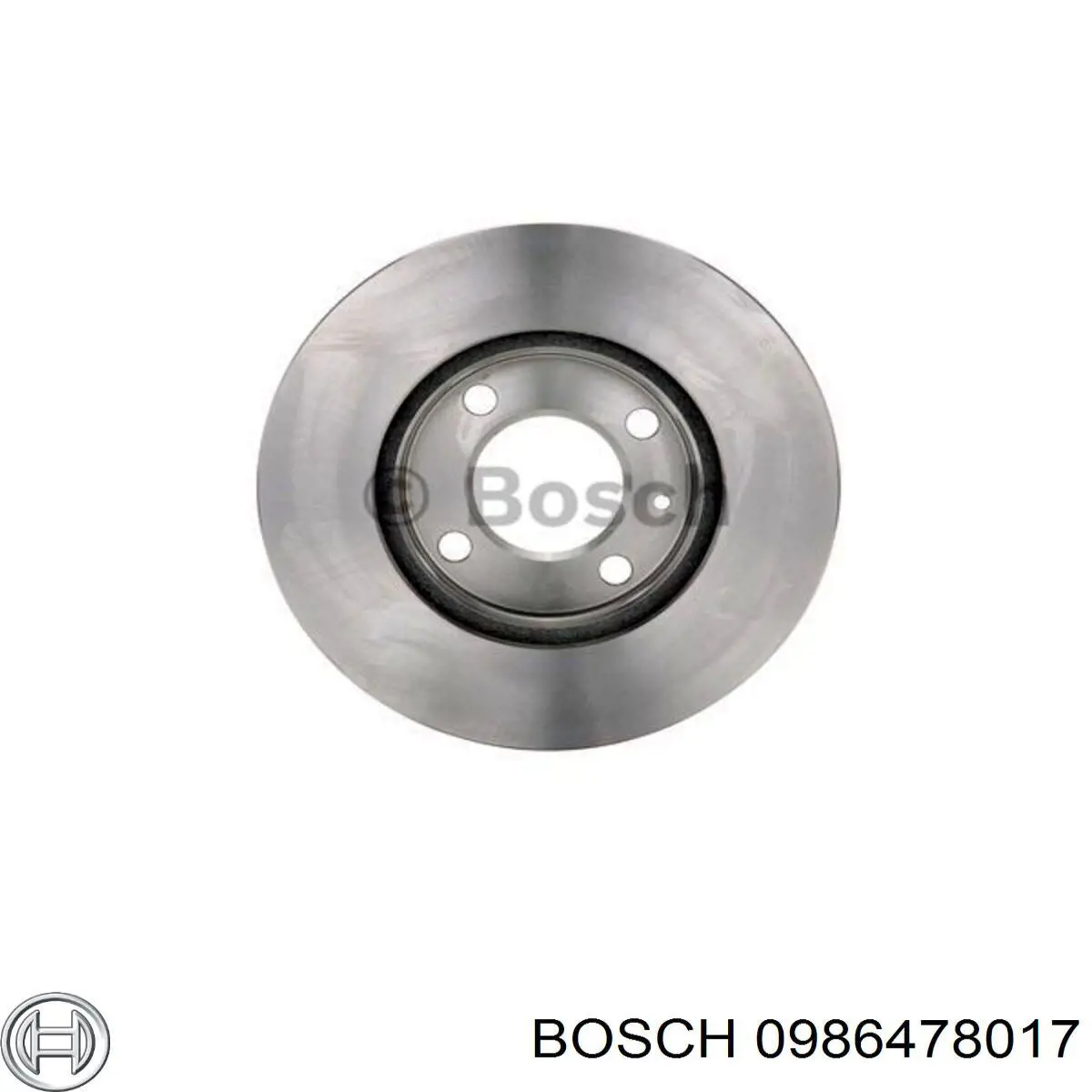 0986478017 Bosch диск гальмівний передній