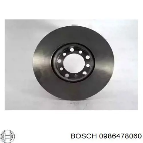 Диск гальмівний передній 0986478060 Bosch