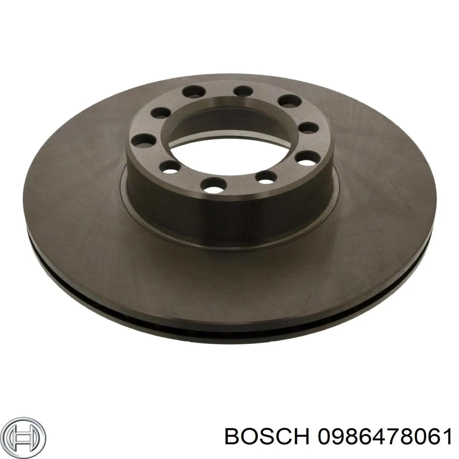 Диск гальмівний передній 0986478061 Bosch