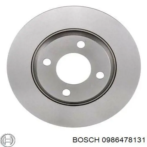 0986478131 Bosch диск гальмівний передній