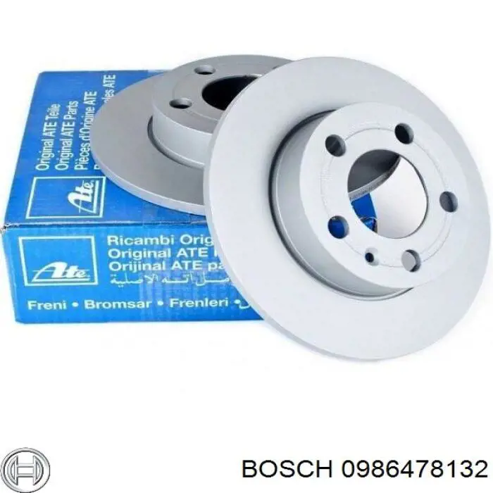 Гальмівні диски 0986478132 Bosch