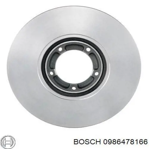0986478166 Bosch диск гальмівний передній