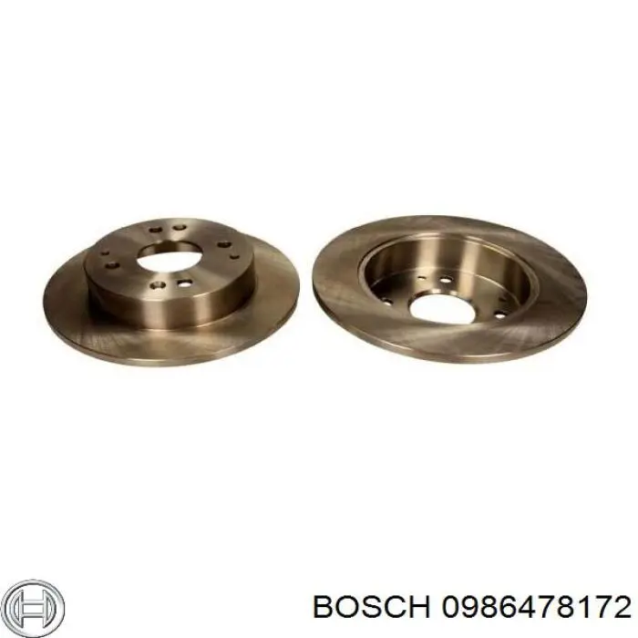 Гальмівні диски 0986478172 Bosch