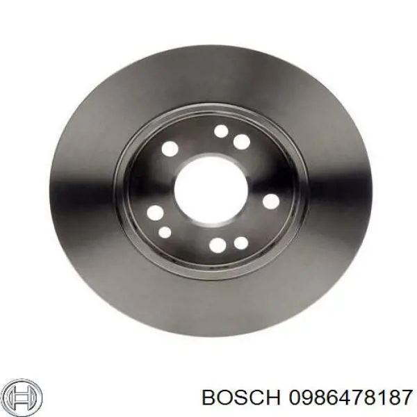 0986478187 Bosch диск гальмівний передній