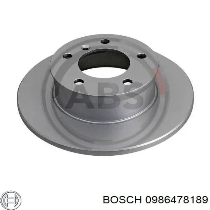 Диск переднього гальма Bosch 0986478189 ціна, від 52.92 USD