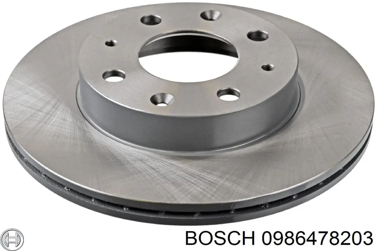 0986478203 Bosch диск гальмівний передній