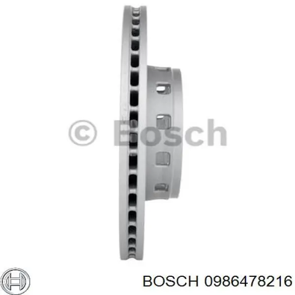Диск гальмівний задній Bosch 0986478216