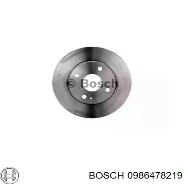 0986478219 Bosch диск гальмівний передній