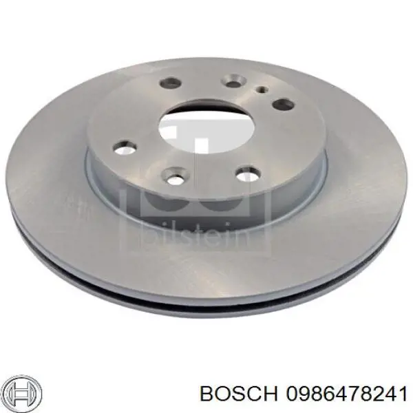 Диск переднього гальма Bosch 0986478241 ціна, від 25.64 USD