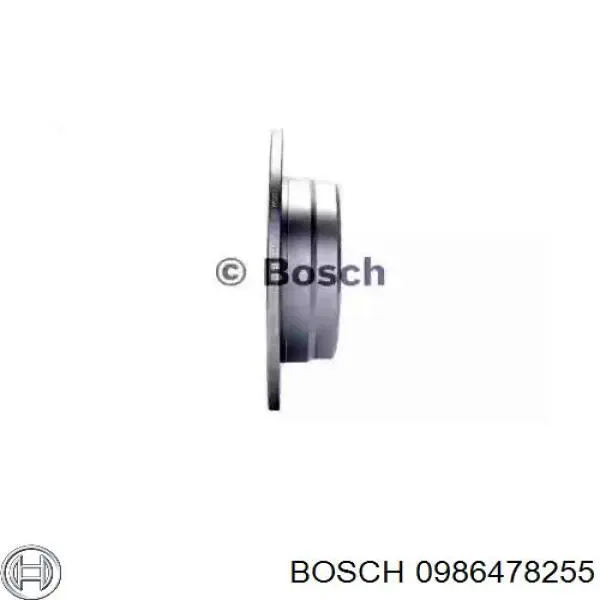 Диск гальмівний задній 0986478255 Bosch