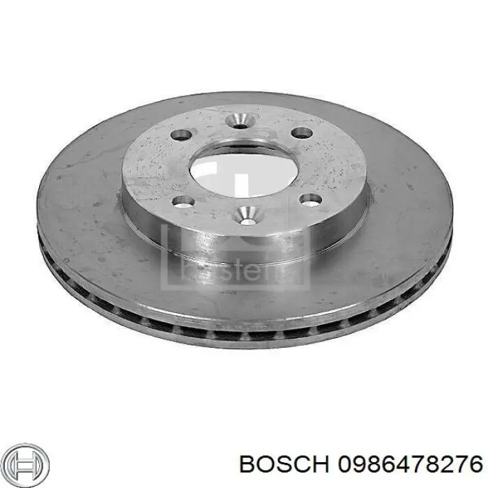0986478276 Bosch диск гальмівний передній