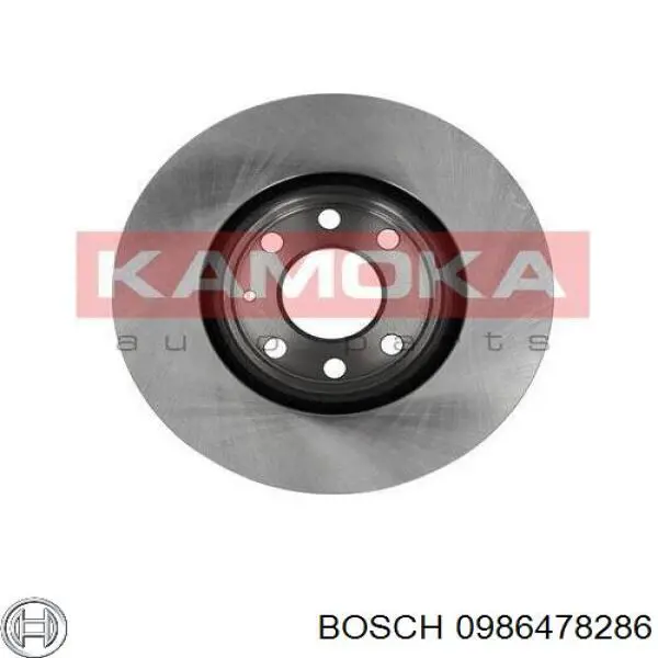 Диск переднього гальма Bosch 0986478286 ціна, від 30.69 USD