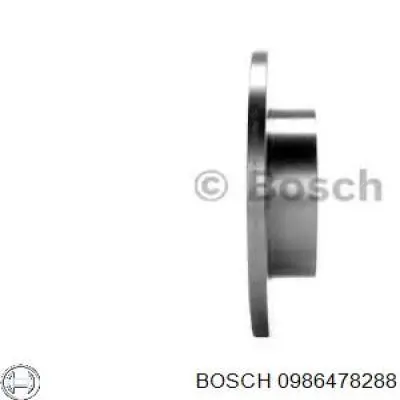 Диск переднього гальма Bosch 0986478288 ціна, від 23.44 USD
