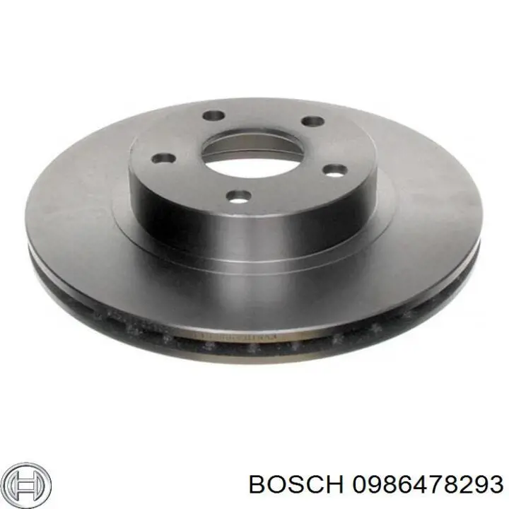 Диск гальмівний передній Bosch 0986478293