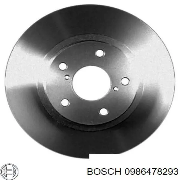 0986478293 Bosch Гальмо дискове переднє