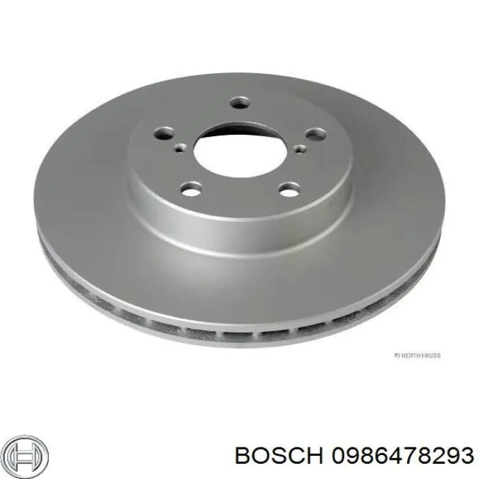 Диск переднього гальма Bosch 0986478293 ціна, від 26.61 USD