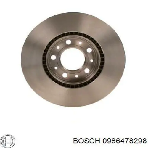 0986478298 Bosch диск гальмівний передній