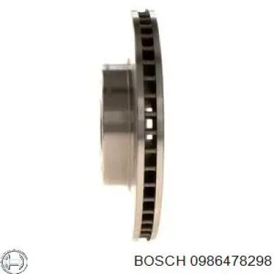Диск переднього гальма Bosch 0986478298 ціна, від 37.91 USD