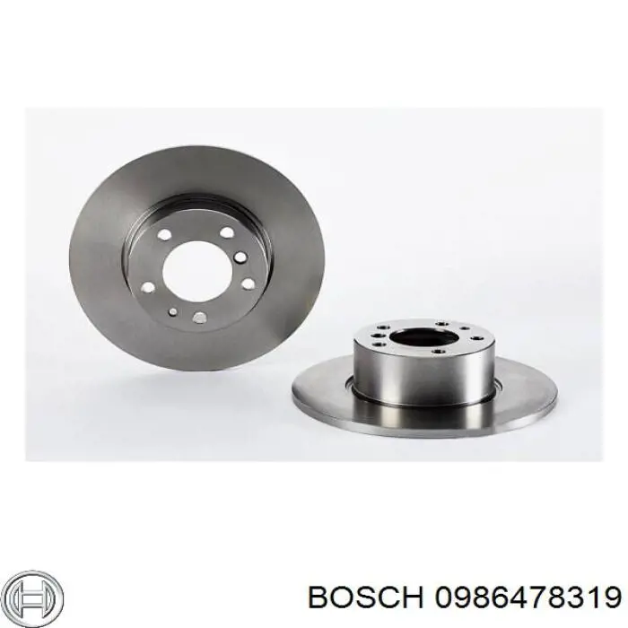 Диск переднього гальма Bosch 0986478319 ціна, від 37.81 USD