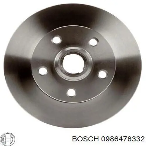 0986478332 Bosch Дискові гальма