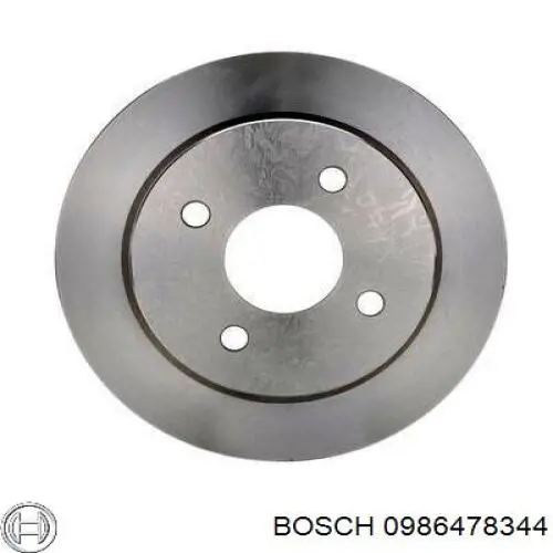 Задні дискові гальма Bosch 0986478344 ціна, від 19.14 USD