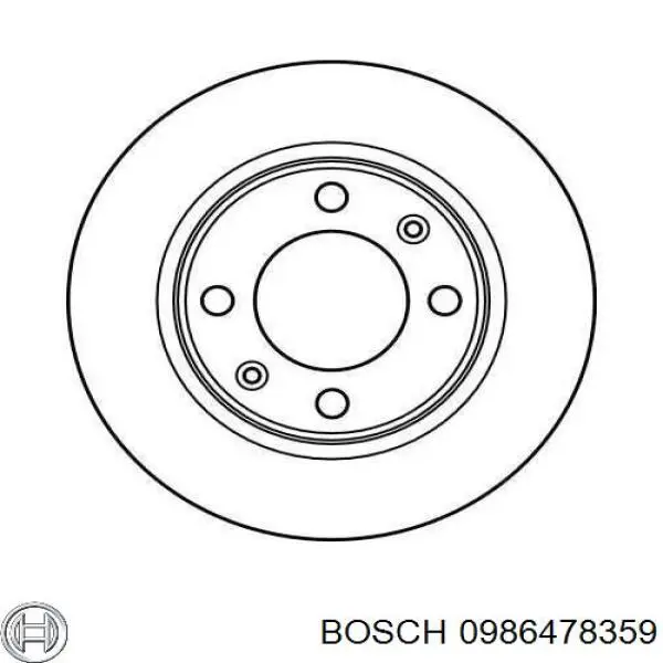 Задні дискові гальма Bosch 0986478359 ціна, від 21.51 USD