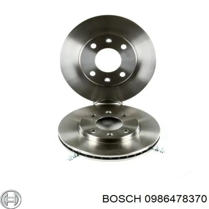 0986478370 Bosch диск гальмівний передній
