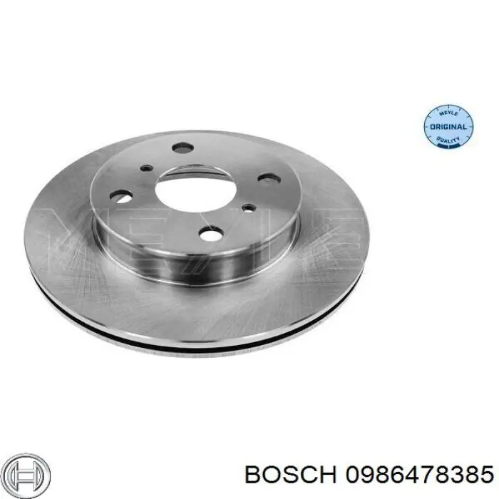 Диск переднього гальма Bosch 0986478385 ціна, від 26.08 USD