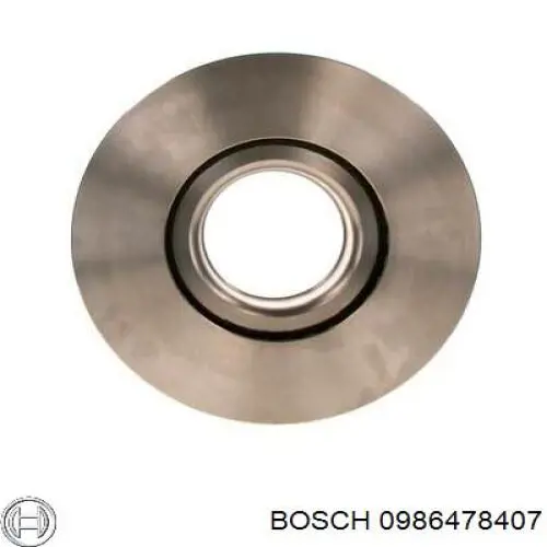 0986478407 Bosch диск гальмівний передній