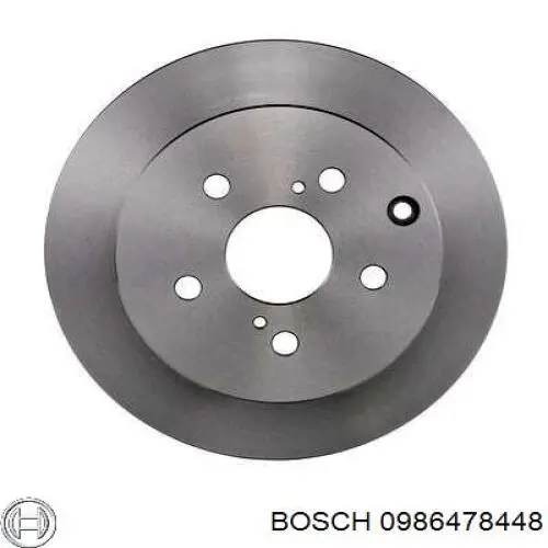 0986478448 Bosch диск гальмівний передній