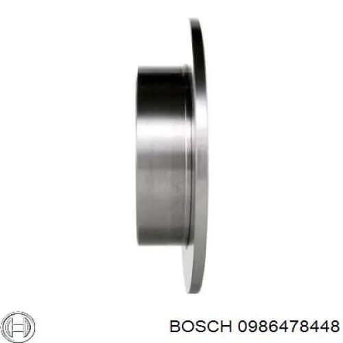 0986478448 Bosch Гальмо дискове переднє