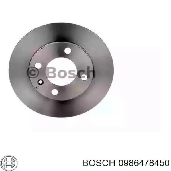 0986478450 Bosch Гальмо дискове переднє