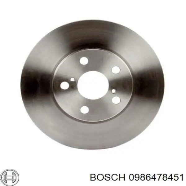 0986478451 Bosch диск гальмівний передній