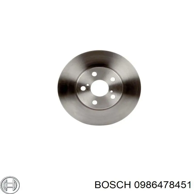 Гальмівні диски передні 0986478451 Bosch