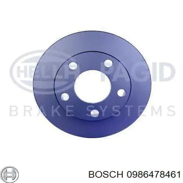 Купити 0986478461 Bosch Диск заднього гальма