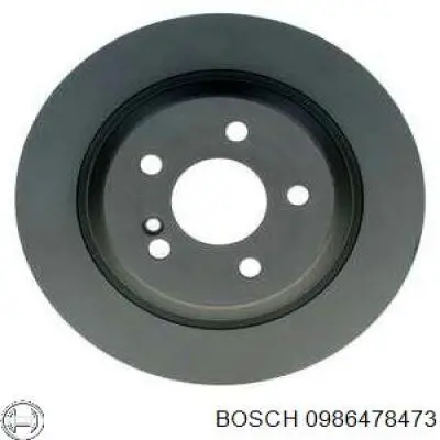 Задні дискові гальма Bosch 0986478473 ціна, від 42.17 USD