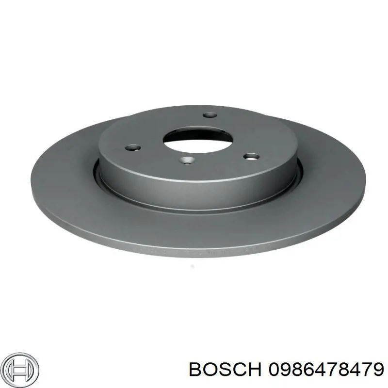 0986478479 Bosch диск гальмівний передній